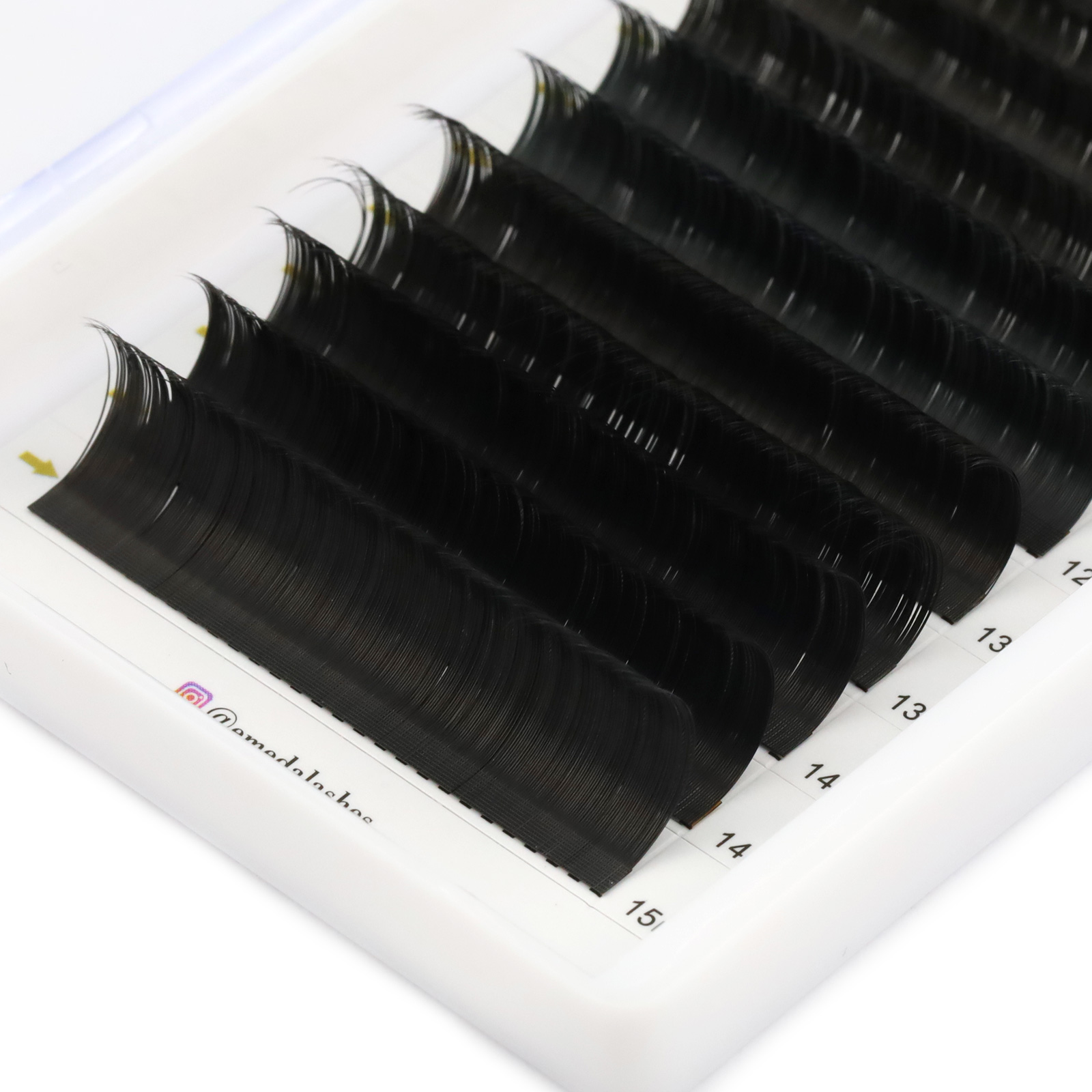 2021 Top quality 0.15mm C D Curl Laser Micro-groove Eyelash Extensions with wholesale Price in the US